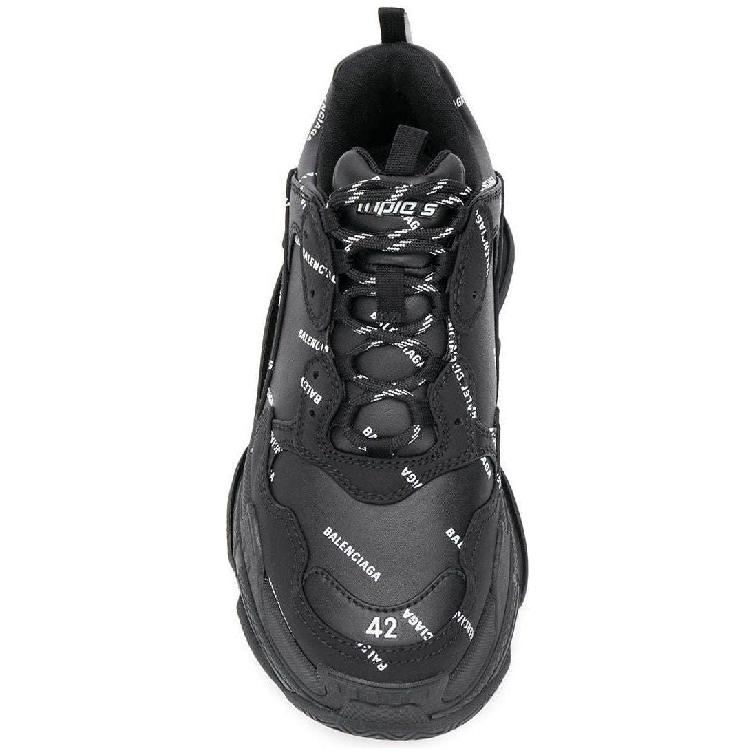 Balen*ciaga Triple-S "All Over Logo"