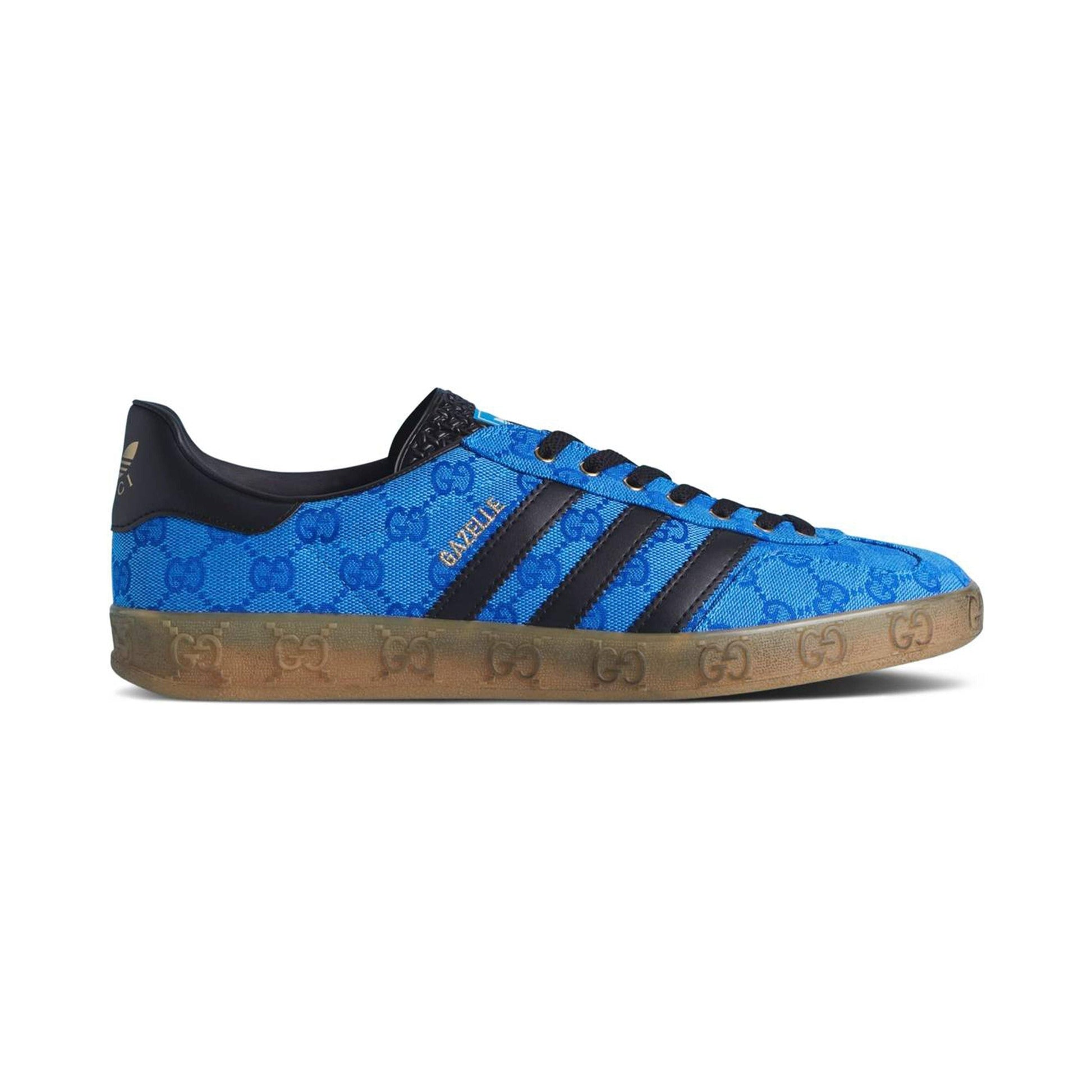 ADIDAS GAZELLE X GUCCI BLUE GG MONOGRAM