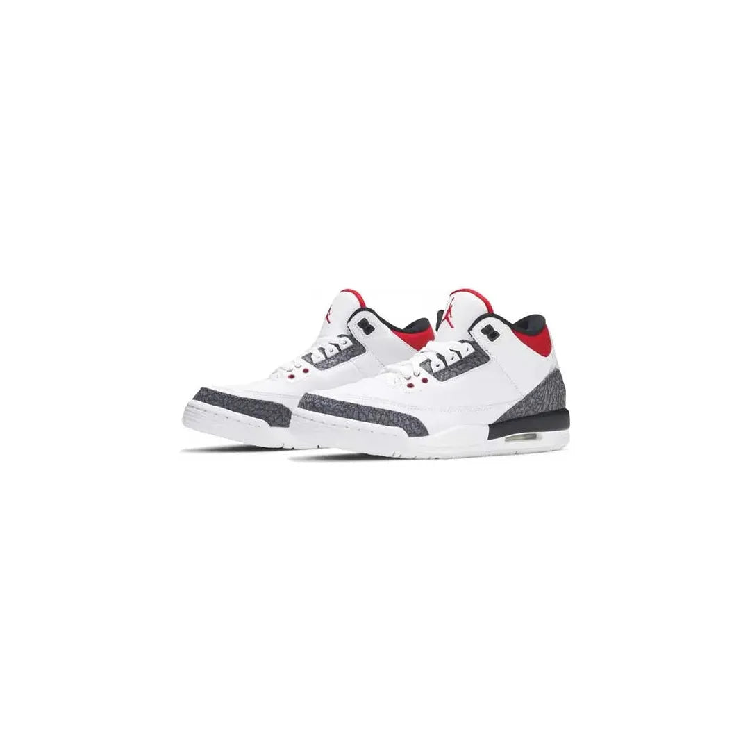 Air Jordan 3 "Denim Fire Red" - Kids