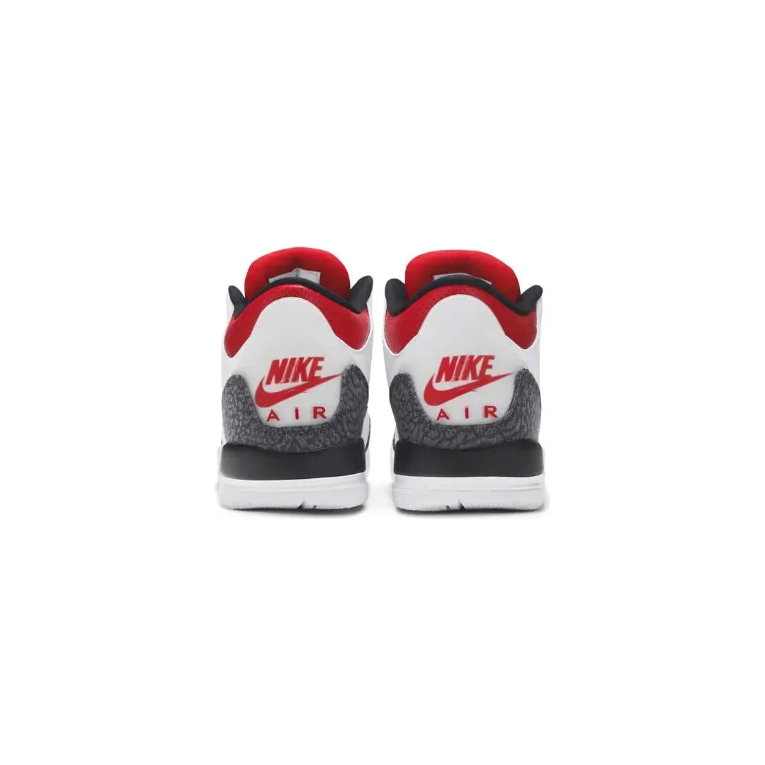 Air Jordan 3 "Denim Fire Red" - Kids
