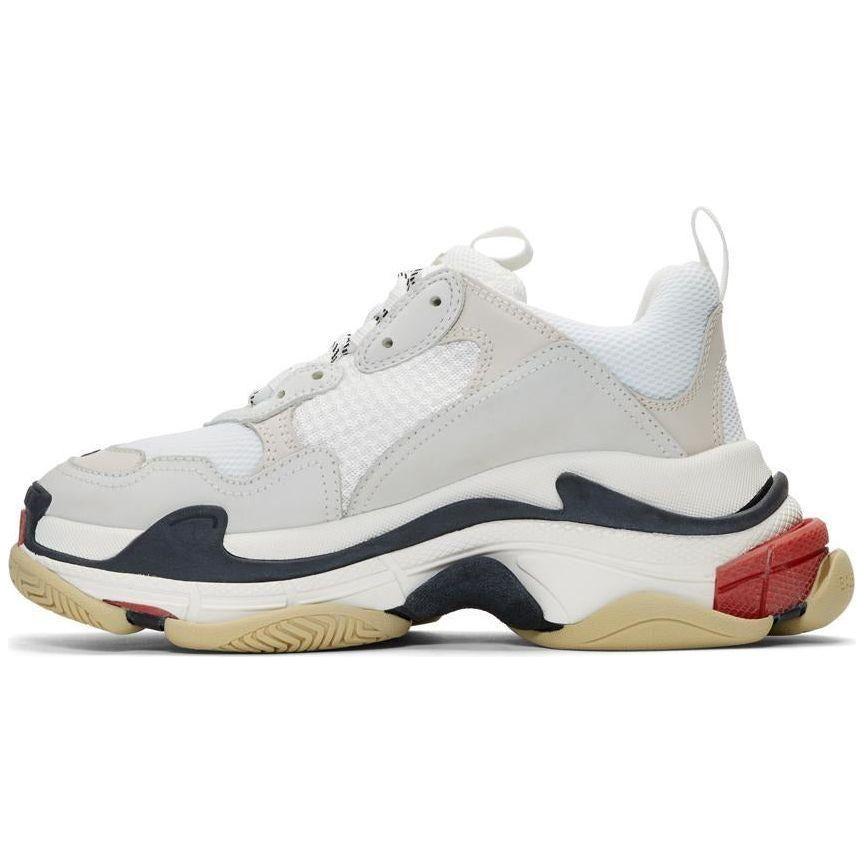 Balen*ciaga Triple-S "White/Red"