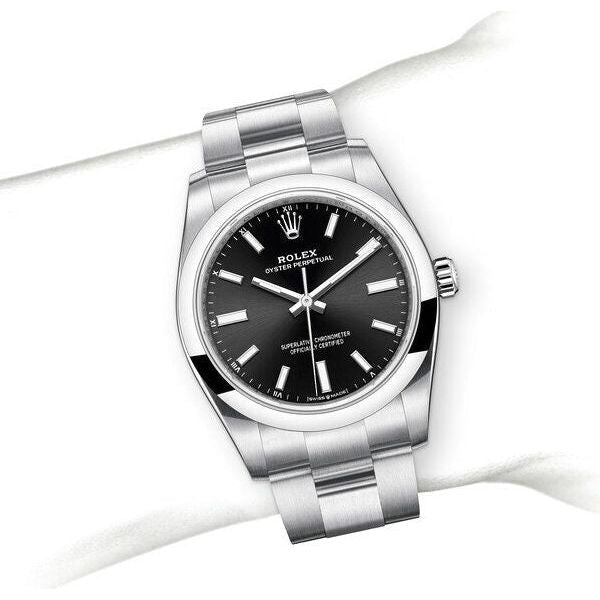 Montre Rolex - Oyster Perpetual Noir - 34mm