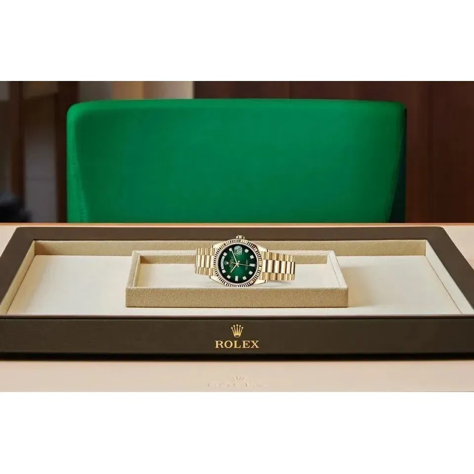 Montre Rolex - Day Date "Jaune/Vert" - 36mm