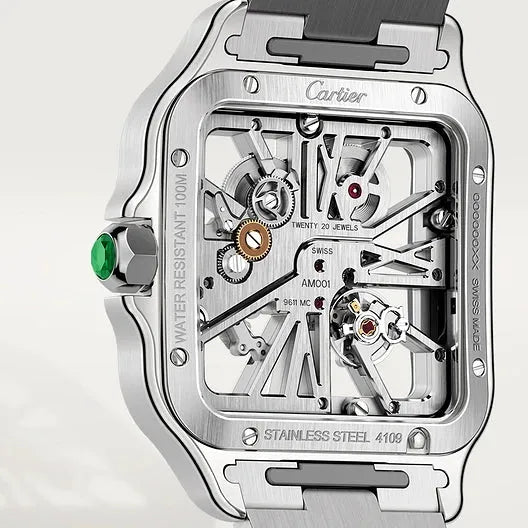 Montre Cartier - Santos Squelette