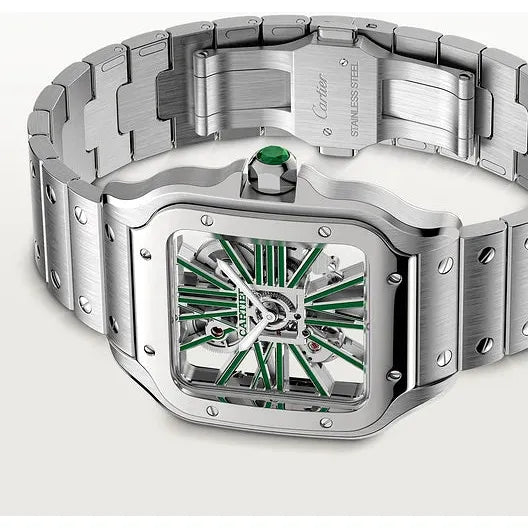 Montre Cartier - Santos Squelette